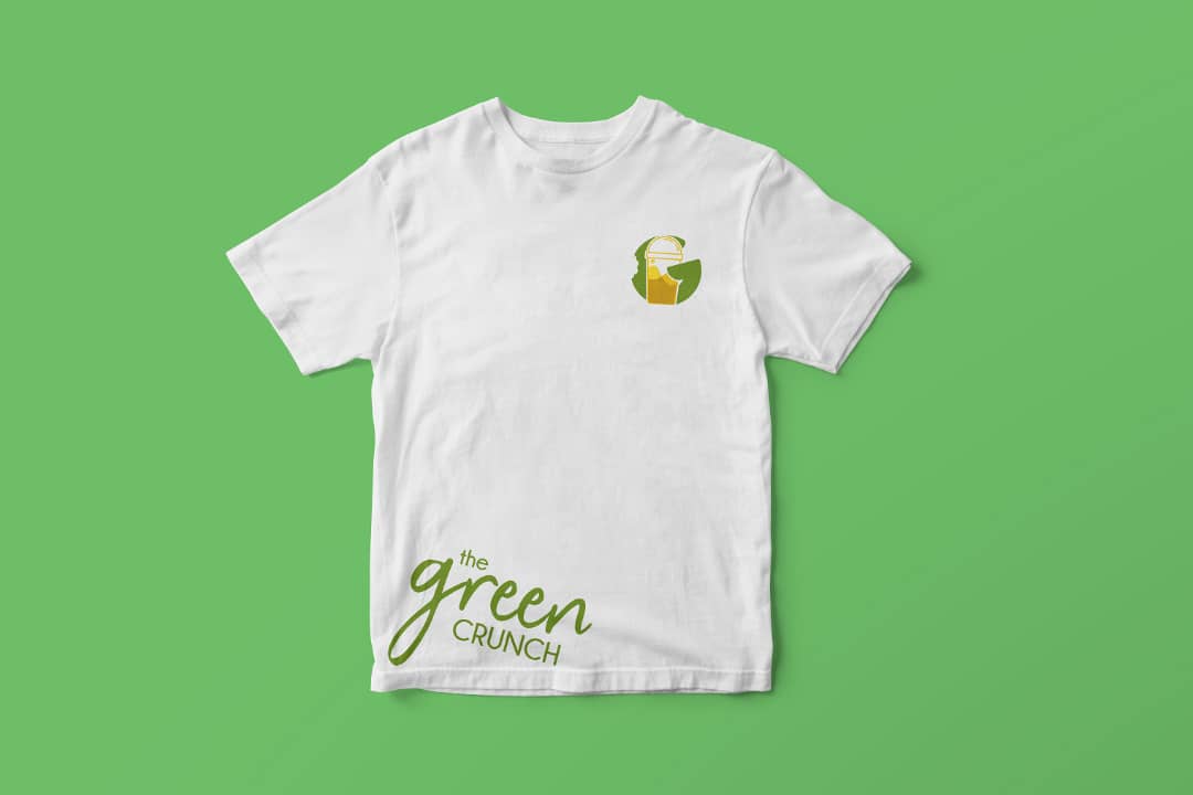 The Green Crunch Tee 100% WP
